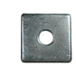 M10 - Square Plate Round Hole Washers BZP Small Pack, Morgans OJ