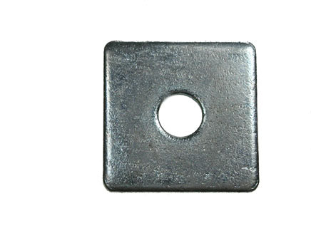 M8 - Square Plate Round Hole Washers BZP Small Pack, Morgans OJ