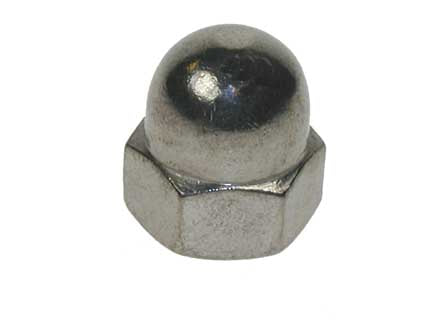 A2 - 304  St/St Dome Nuts DIN 1587, Morgans OJ