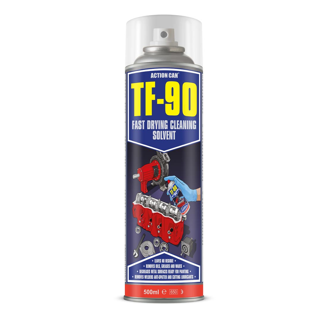 Carton of 15 TF90 Solvent Cleaner 500ml, Morgans OJ