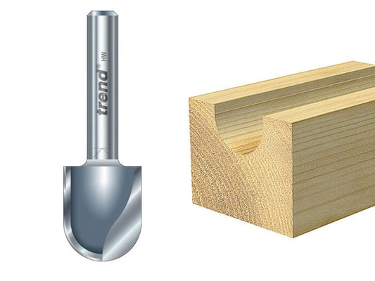 12/3 x 1/4 TCT Radius Cutter 3.0mm Radius, Trend