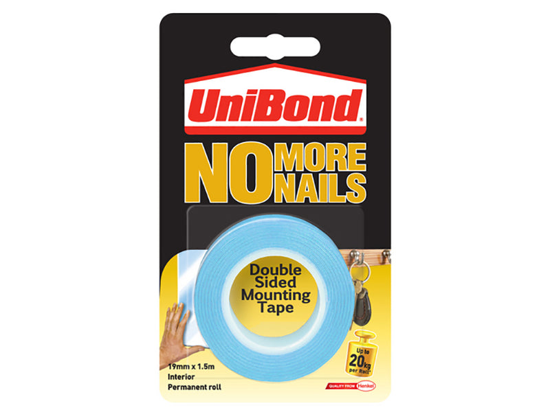No More Nails Roll Original Permanent 19mm x 1.5m, UniBond