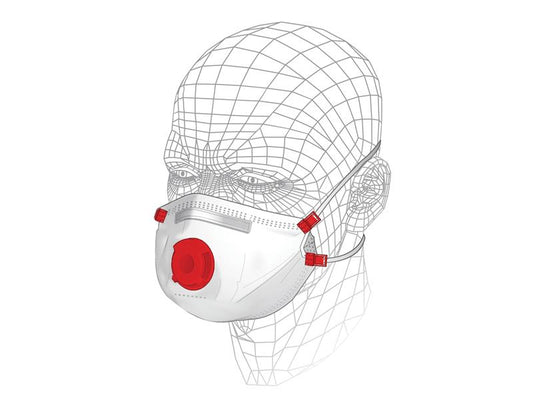 Premium Valved Multipurpose Respirator P3 (Pack 3), Vitrex