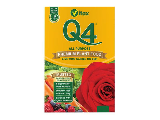 Q4 Pelleted Fertilizer 0.9kg Box, Vitax