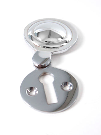 Victorian Brass Escutcheon Set - Open/Covered (1 per Card) CP 32mm / 1.1/4" - HQ1675/4, Morgans OJ