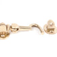 Victorian Brass Cabin Hooks - Light   (1 per Card) PLB, Morgans OJ