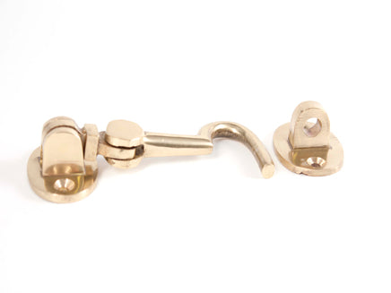 Victorian Brass Cabin Hooks - Light   (1 per Card) PLB, Morgans OJ
