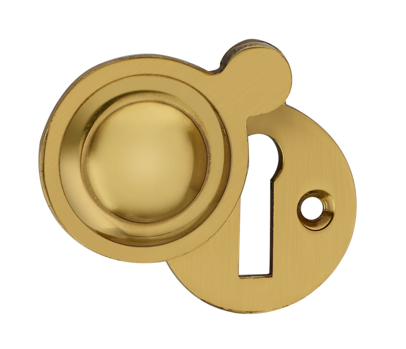 Victorian Brass Escutcheon - Covered  (2 per Card) PLB 32mm / 1.1/4" - HQ1249/4, Morgans OJ