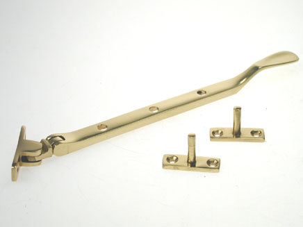 Victorian Casement Stay (1 per Card) PLB 250mm / 10" - HQ1277/4, Morgans OJ