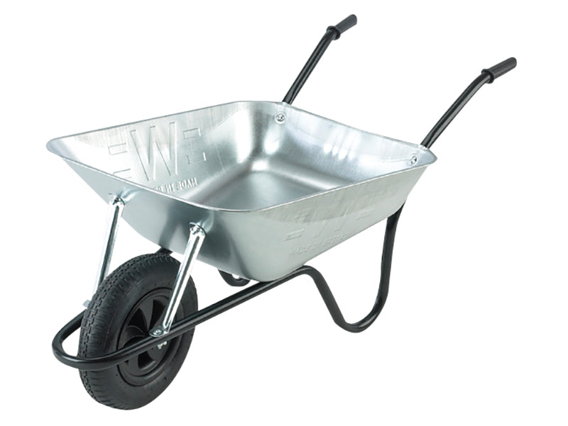 85L Galvanised Easi-Load Builder's Wheelbarrow, Walsall