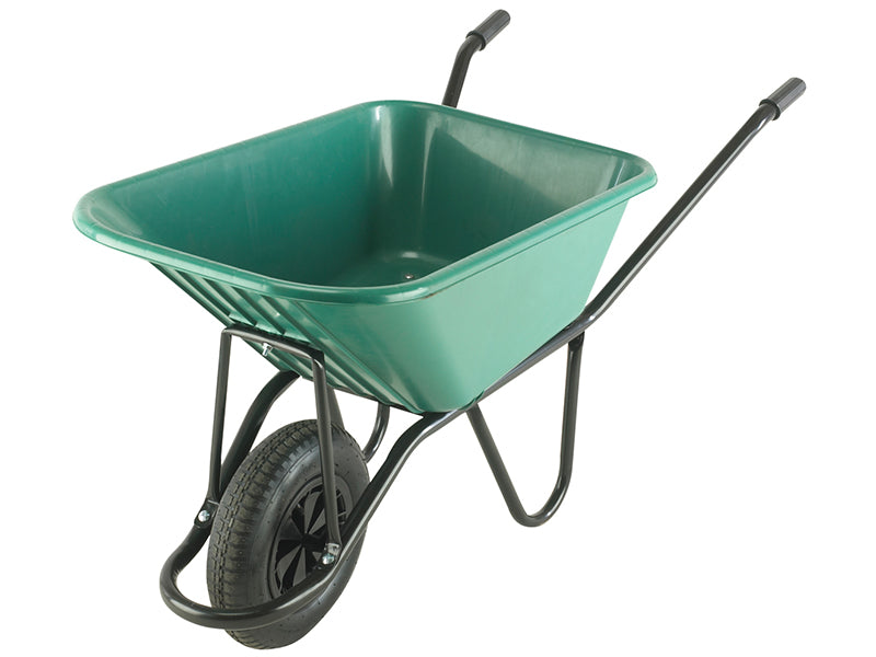 120L Green Monarch Polypropylene Wheelbarrow, Walsall