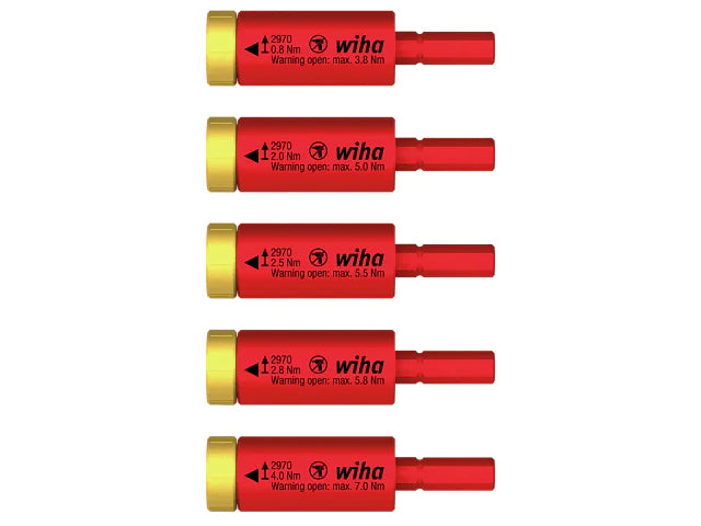 electric easyTorque Adapter Set, 5 Piece, Wiha