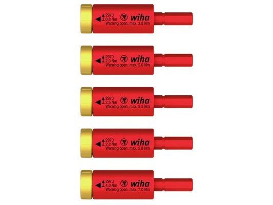 electric easyTorque Adapter Set, 5 Piece, Wiha