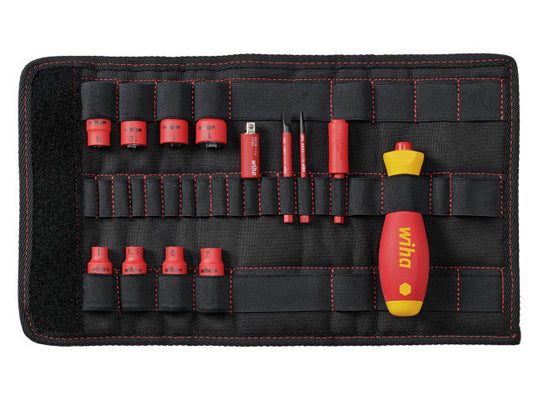 slimVario® electric Screwdriver and Nut Driver Set, 13 Piece, Wiha