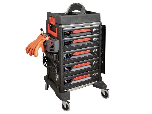 eMobility Workshop Trolley Set, 113 Piece, Wiha