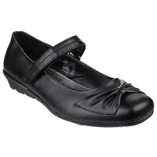 Claire Touch Fastening Bar Shoe, US Brass