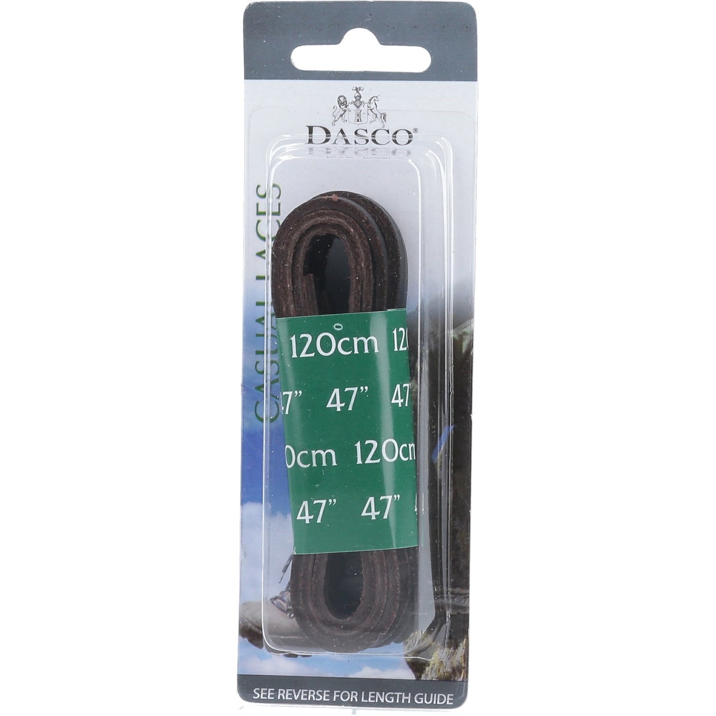 120cm Leather Lace 6 Pack, Dasco