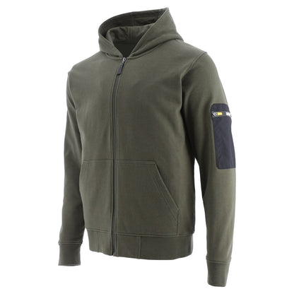 Loopback Full Zip Hoodie, Caterpillar