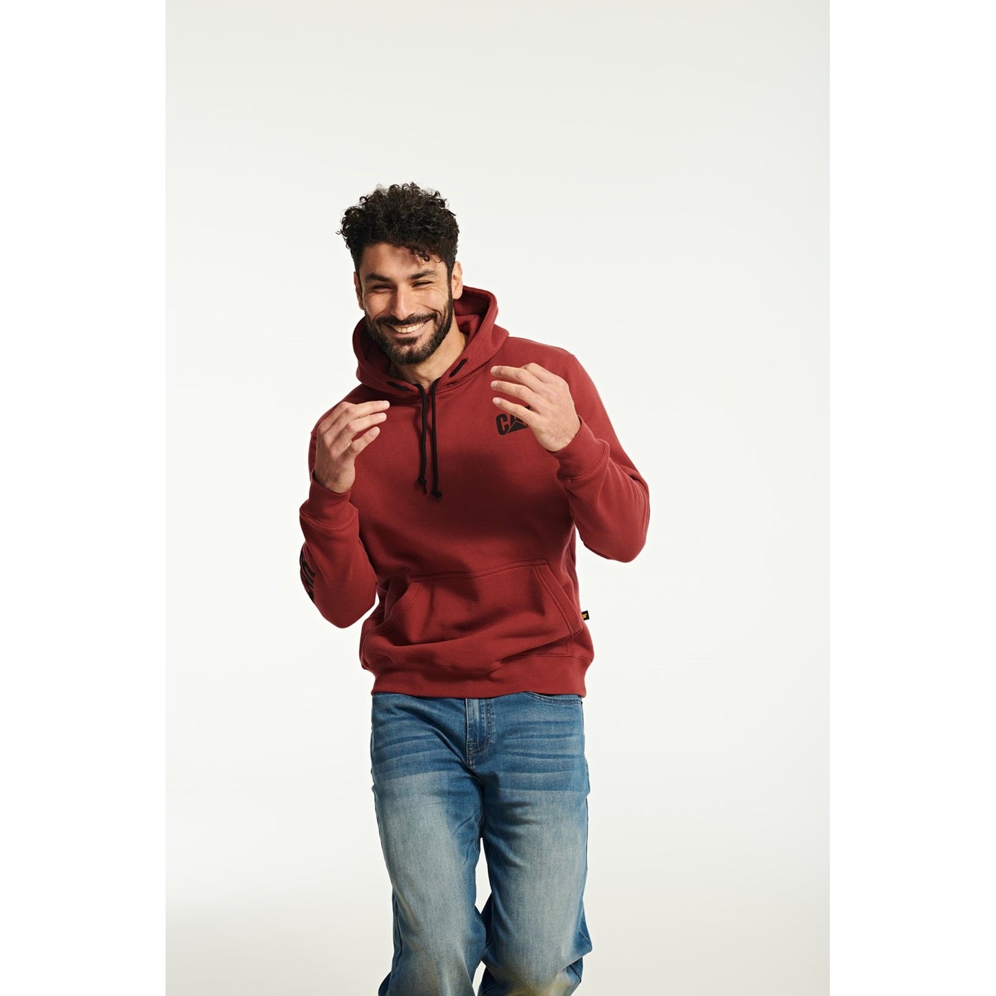 Trademark Banner Hooded Sweatshirt, Caterpillar